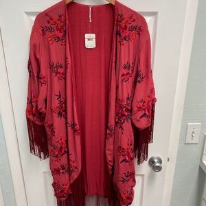 Free People, Red Fringe Duster